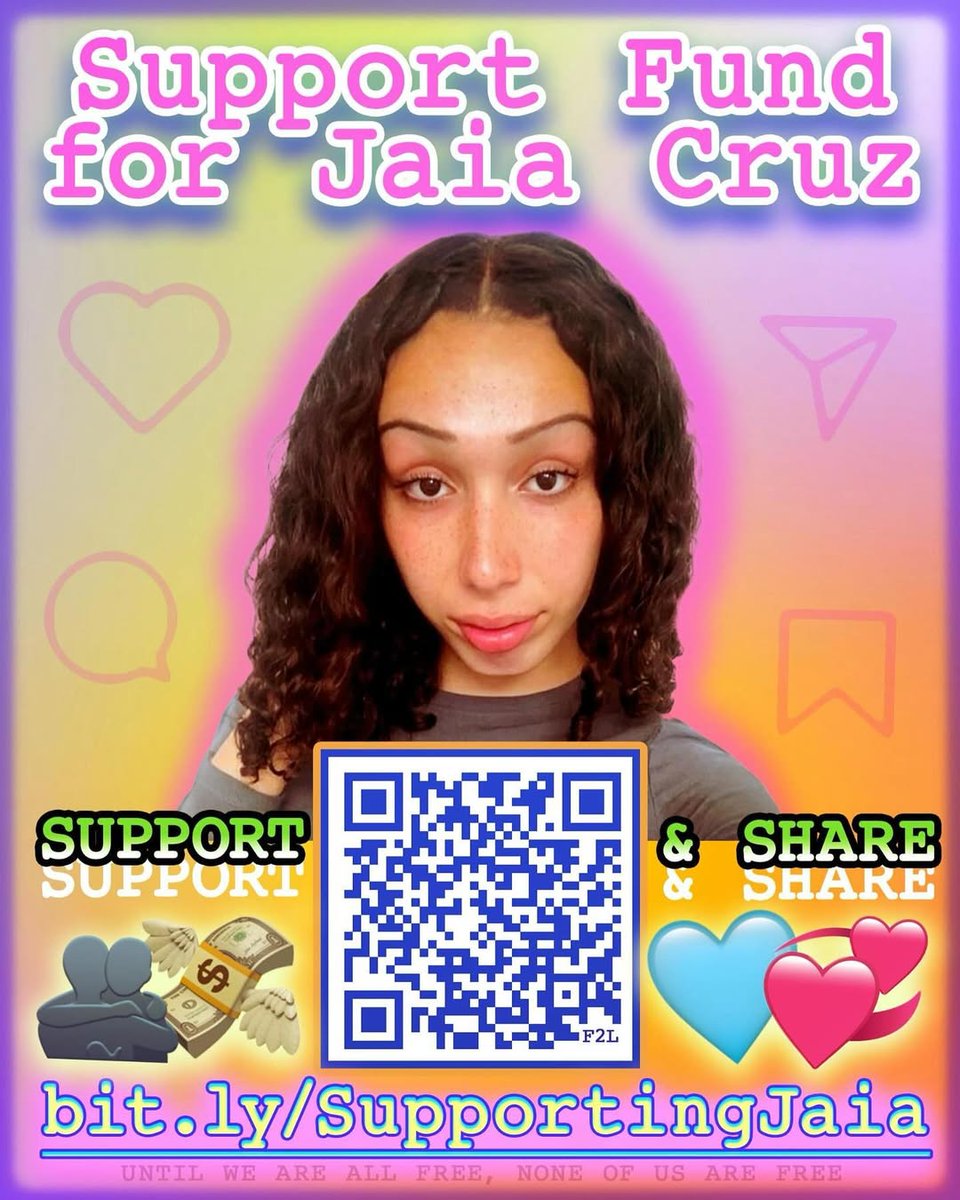 EliErlick's tweet image. Trans woman Jaia Cruz was sentenced to 15 years in prison for defending herself. Even conservative witnesses described her actions as self-defense. With right-wing media constantly calling her as "evil," the trial was over before it began. Support her at fundrazr.com/SupportingJaia