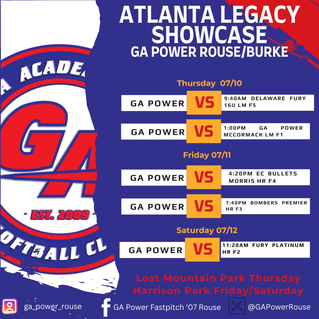 ATLANTA LEGACY HERE WE COME!