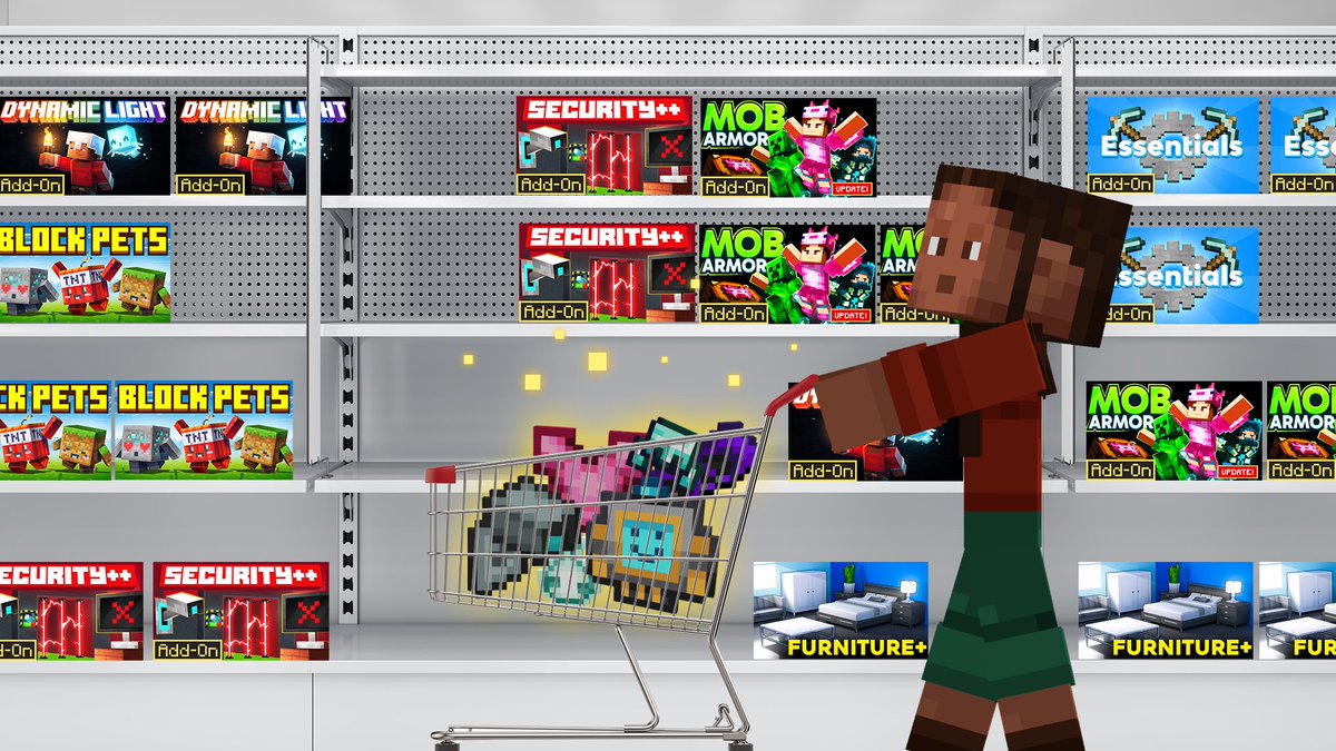 MinecraftMarket's tweet image. Shop til you drop during the Minecraft Marketplace Summer Sale!
From now until July 15th, get up to 75% off on select DLCs like worlds, Add-ons, and skins. See the deals: msft.it/6013SAqNc