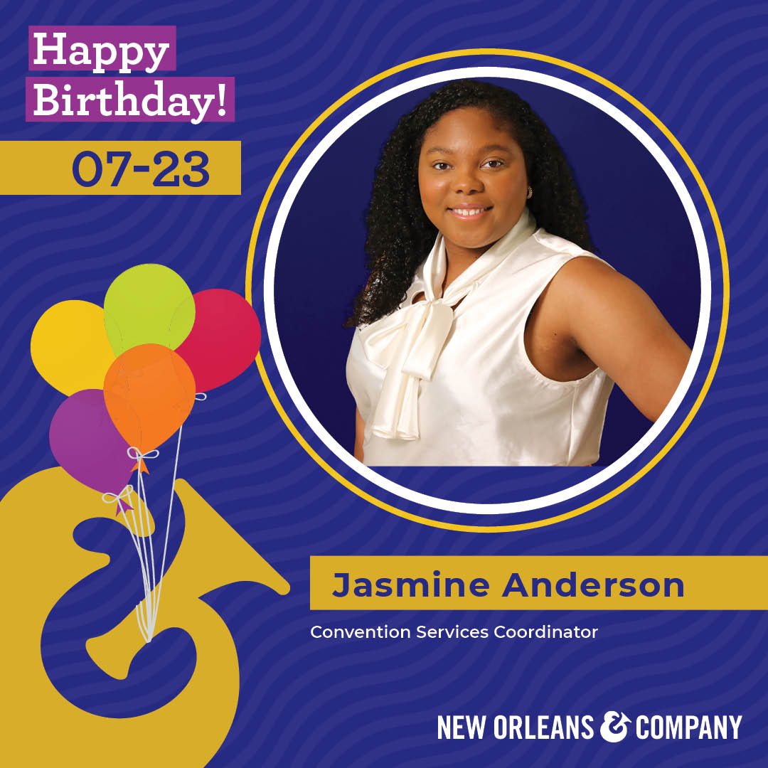 neworleansandco's tweet image. Happy birthday month to all of our incredible staff members celebrating in July! We appreciate everything you do and hope this month brings you nothing but joy. Drop a "🎂" to wish them a happy birthday month! (2/3)