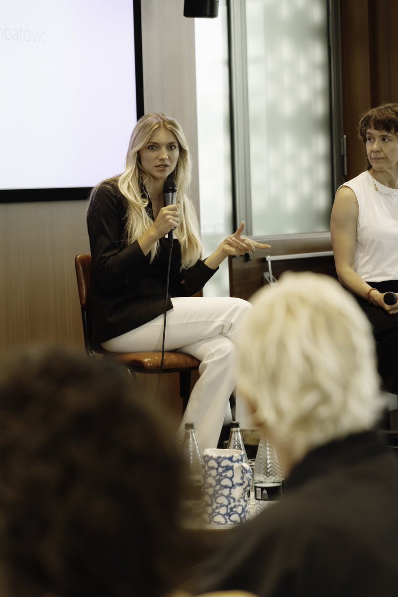 taex_com's tweet image. It’s a very eventful week at TAEX!
Our Director, Stefanie de Regel @Stefarel_, joined @awitalondon BUILD YOUR OWN ARTWORLD conference, speaking about AI on a panel with Martina Batovic and Hilary Knight.
Throughout the day we kept asking ourselves, often across unsettling…