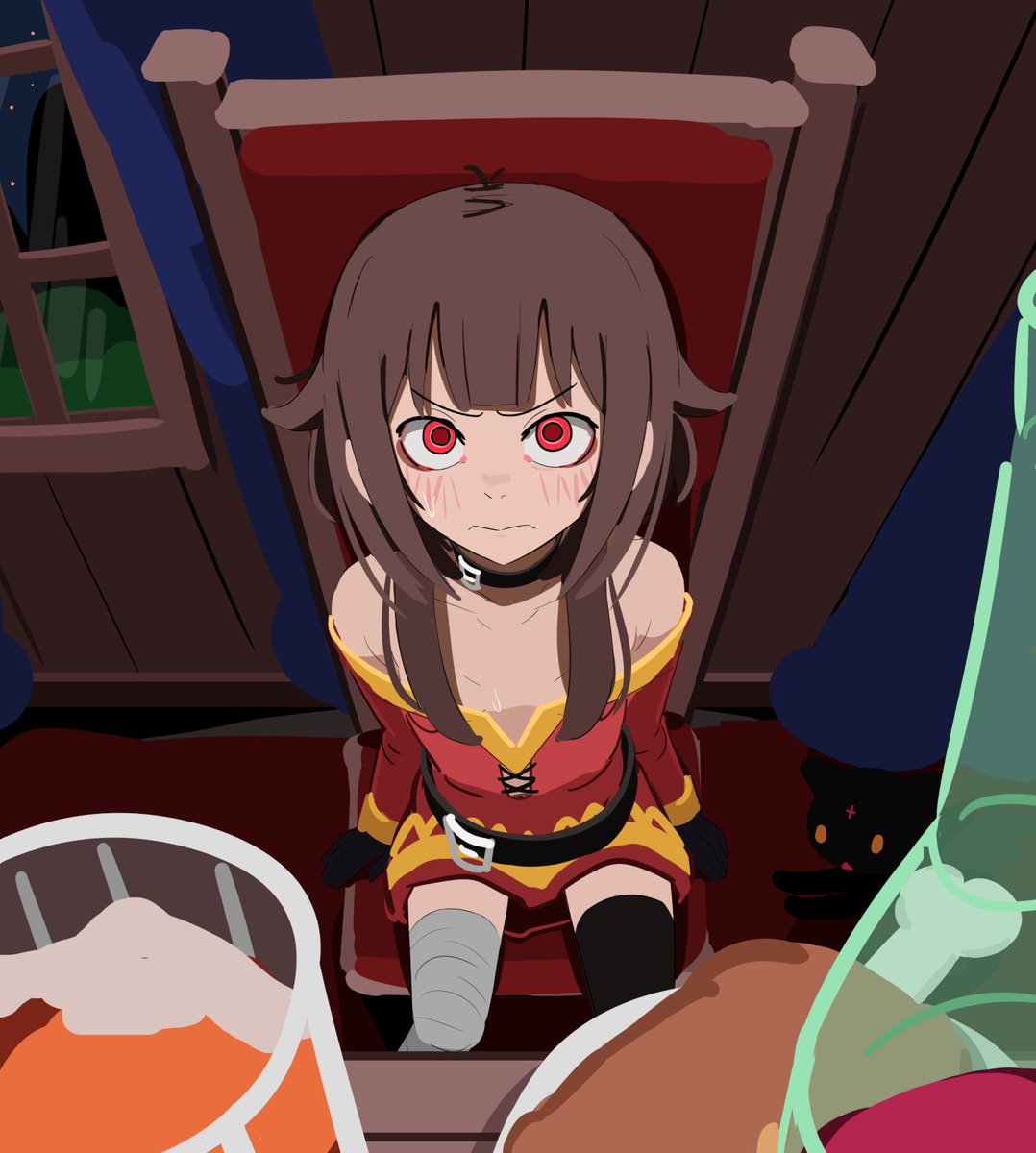 kurokimoko's tweet image. unfinished dropped megu