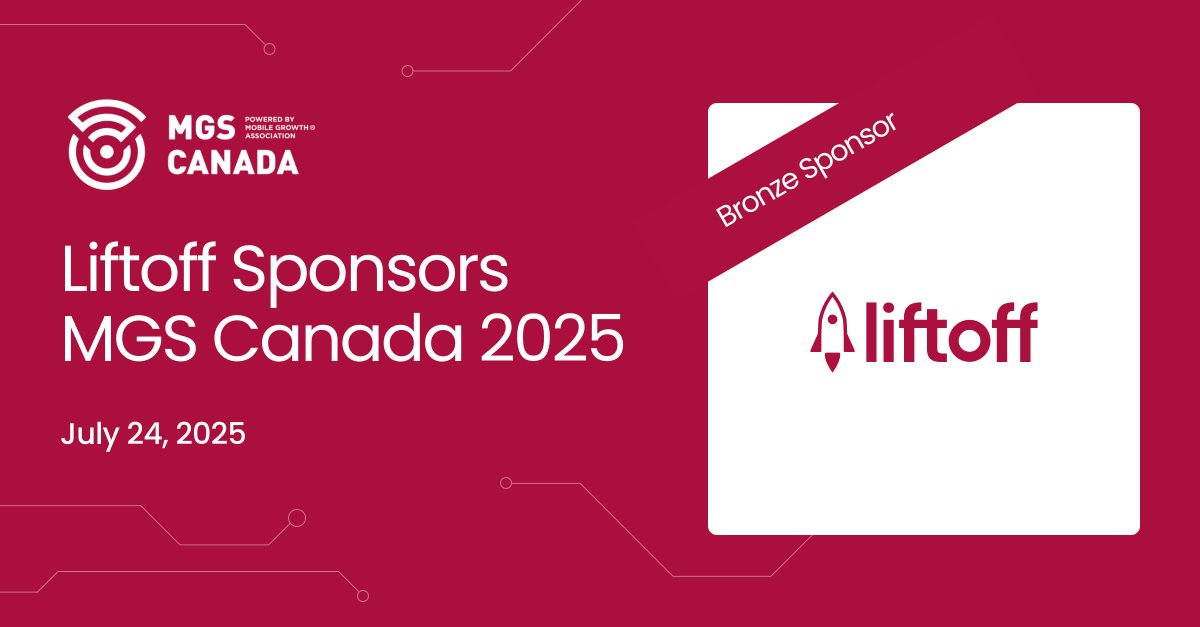 liftoffmobile's tweet image. Heading to #MobileGrowthSummit Canada?
Connect with marketers, developers, & growth leaders shaping the future of mobile in Canada. 🍁📱
Liftoff is supporting as a bronze sponsor. Reach out to your account team for an invite on us!
📍 Toronto | July 24th | @MobileGrowthMGA