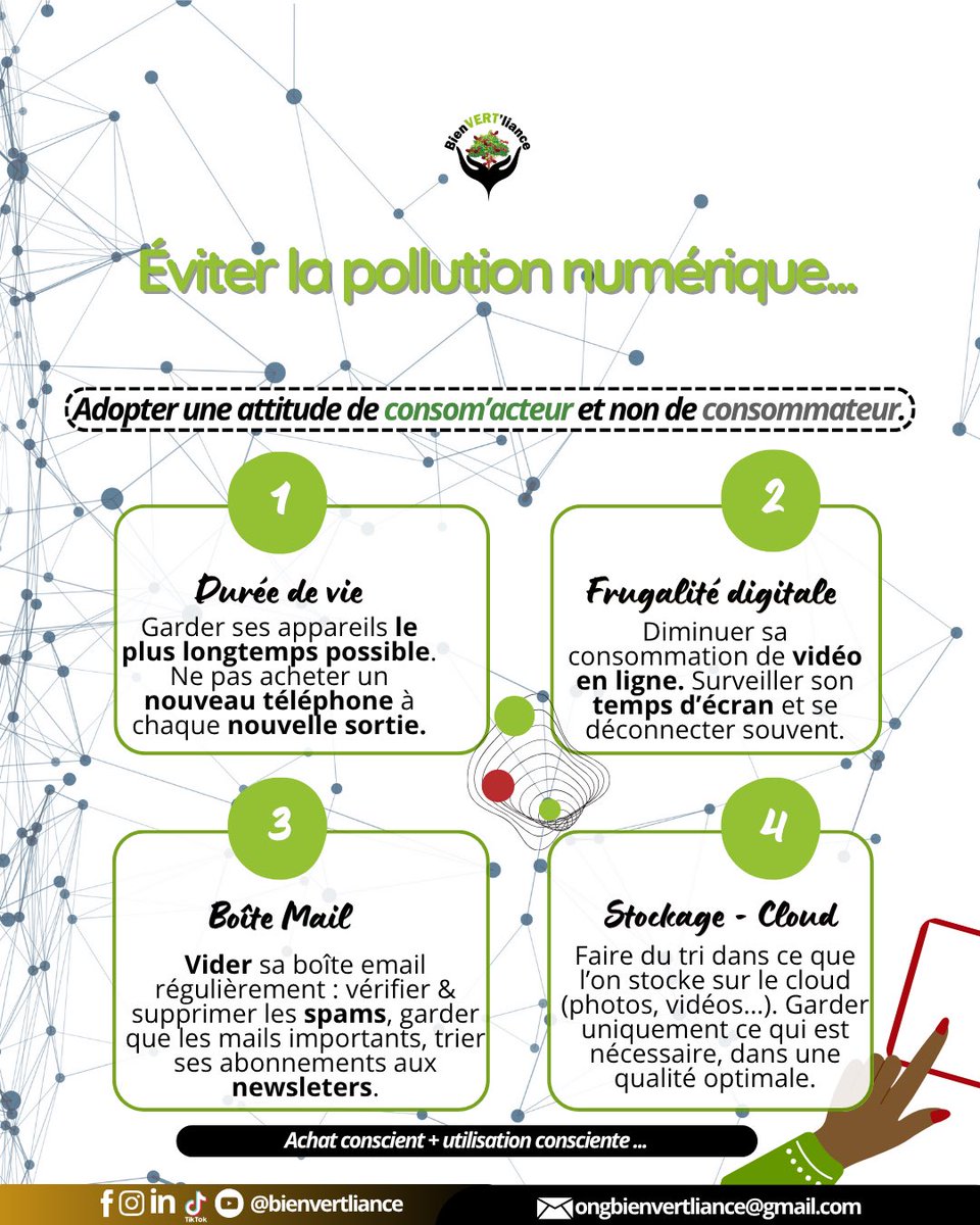 bienvertliance's tweet photo. ⌨️ 𝐋𝐀 𝐏𝐎𝐋𝐋𝐔𝐓𝐈𝐎𝐍 𝐍𝐔𝐌𝐄́𝐑𝐈𝐐𝐔𝐄 - Comprendre pour mieux agir 🔍

Chaque geste compte.
#OngBienVERTliance #PollutionNumerique #Tousresponsablesenligne #Sobrietenumerique https://t.co/tXQKkbX06k