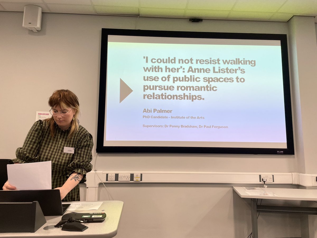 CumbriaEnglish's tweet image. Excellent paper by MA graduate and current doctoral student @whitbyabi on what Anne Lister’s (partly coded) diaries tell us about the way in which she navigated her sexual identity within public and private spaces 📚