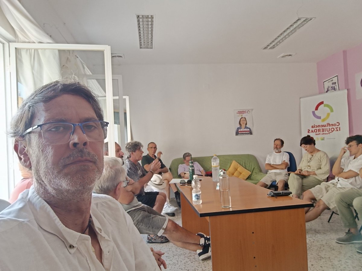 Hoy reunidos en #PuertoReal la Plataforma por la Paz de Cádiz, a la que he acudido representando a <a href="/Equo_Cadiz/">Verdes-Equo Cádiz</a>.
Hay opciones y alternativas al mundo en guerra al que nos quieren llevar aquellos que nunca pisarán una trinchera