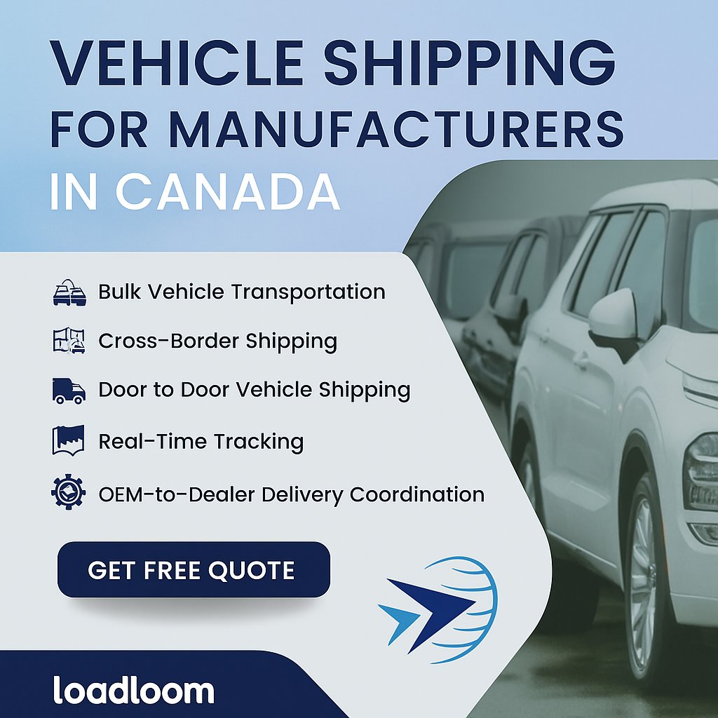 loadloom's tweet image. Looking for dependable, large-scale vehicle transport across Canada and beyond? LoadLoom delivers trusted auto shipping solutions for manufacturers, dealerships, and fleet operators.  Learn more: loadloom.com 
#LoadLoom #VehicleShippingCanada #AutoLogistics