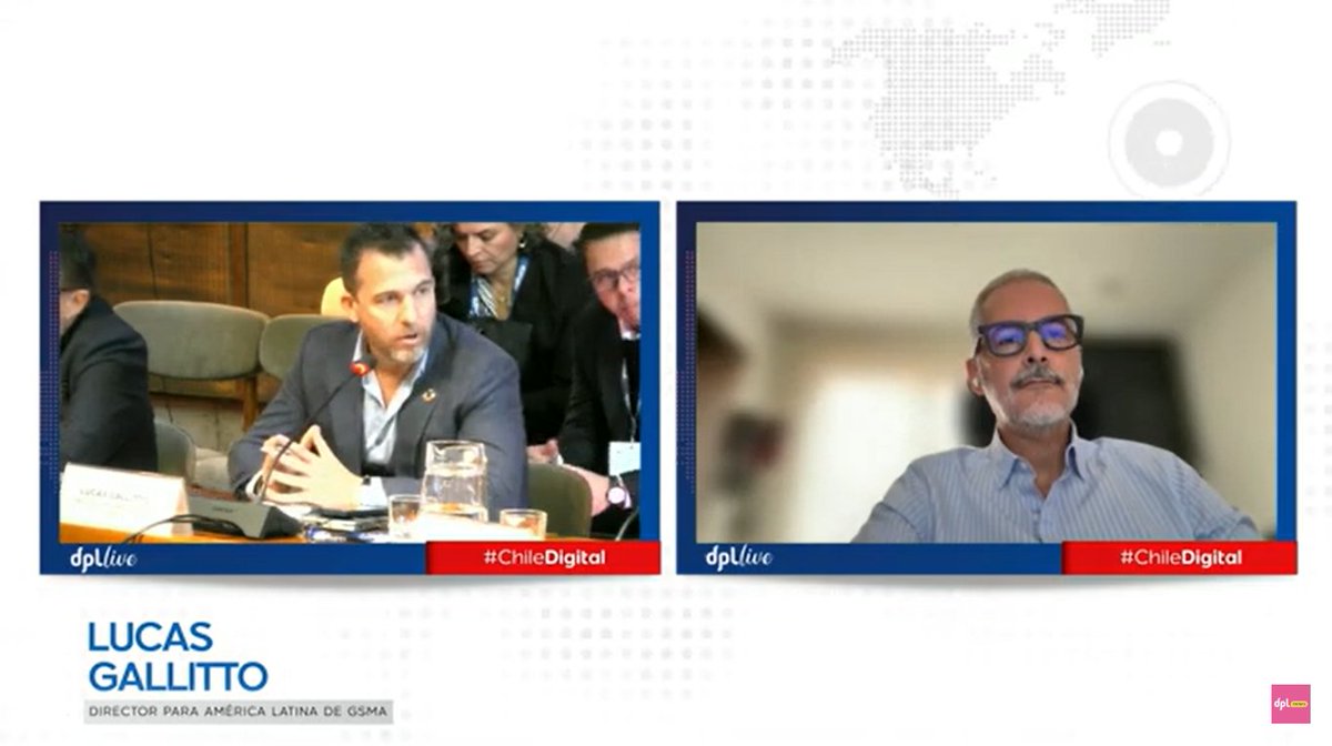 dpl_news's tweet photo. 🚀¿Cuál es el papel de las infraestructuras digitales y las redes hiper convergentes como motor de conectividad avanzada y significativa, innovación, transformación y crecimiento en Chile? 🇨🇱

💡En el marco de #ChileDigital2025, los expertos opinaron al respecto. 🗣️

🔗Revívelo aquí: https://t.co/pulveRcTN1 

Participaron:
-Daniela Castillo, Vicepresidenta de @IDICAMChile 
-Cristian Salgado, Director de Legal, Regulación y Asuntos Corporativos de ClaroVTR
-@LucasGSMA, Director para América Latina @GSMALatam 
-Manuel Araya, Gerente de Regulación y Asuntos Corporativos de @entel
-@GERMANARIAS, Gerente senior de gobierno y asuntos regulatorios para Hispanoamérica de @sbasite