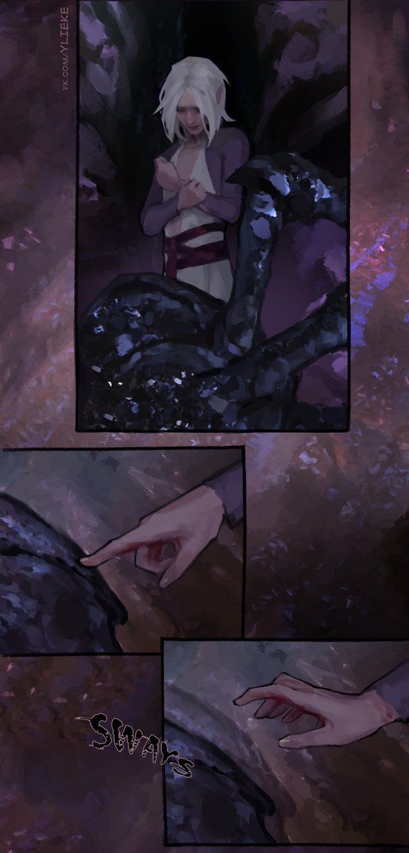 cgbookworm's tweet photo. I DON'T WANT TO HURT YOU (webcomic)    Chapter 3.   p.51-53    See published chapters of my comic on my page (link in bio)  #comics #DnD https://t.co/IEW1kcAYQB