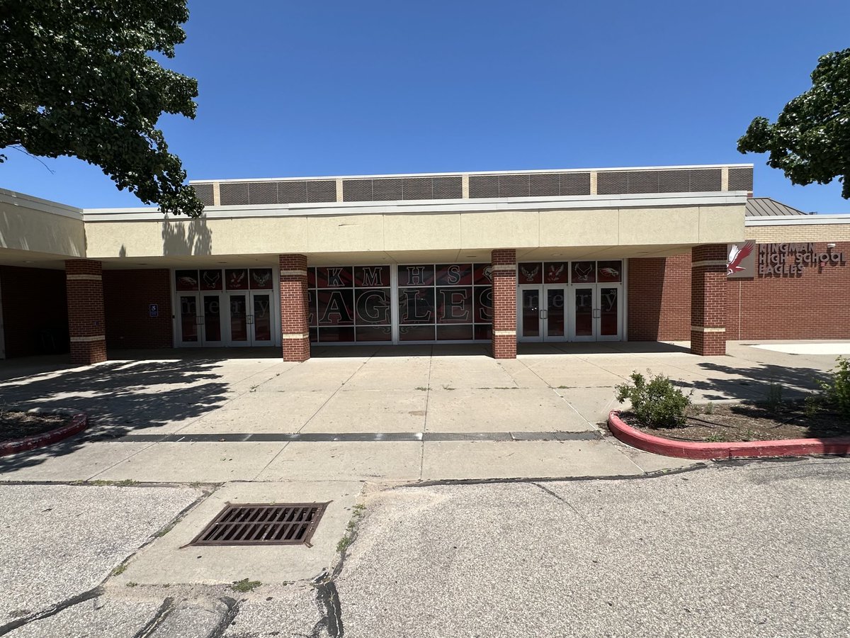 A new look to our athletic entrance.  I like it!
