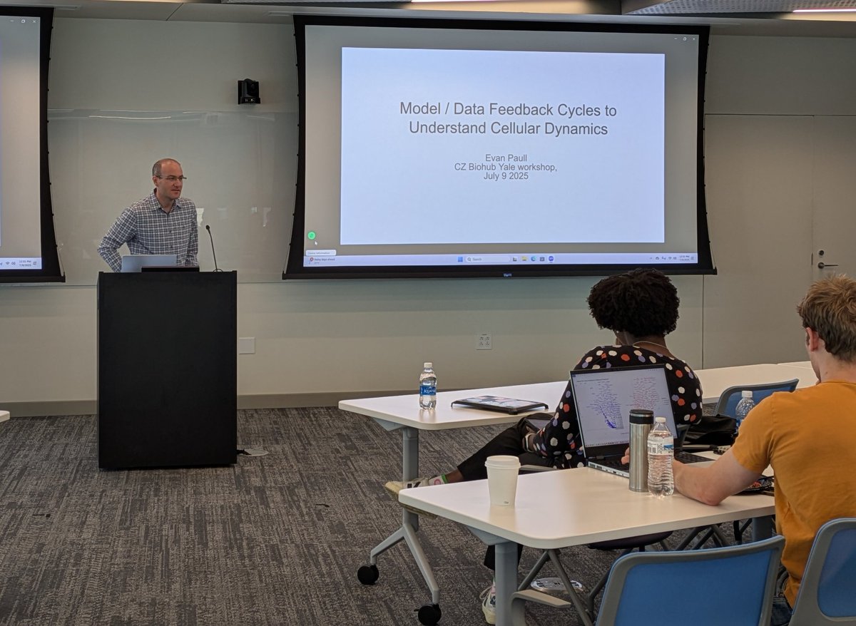 YaleCSEI's tweet photo. Session 2 - Machine Learning: Evan Paull (CZ Biohub AI/ML Platform Leader); Steve Kleinstein (Yale Anthony N Brady Professor of Pathology); Gur Yaari (Yale Associate Professor of Pathology) https://t.co/LbTEpeF8YM