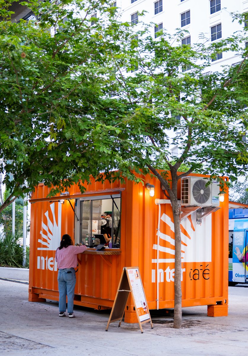 Take a break—you’ve earned it! ​
Round up your friends and swing by Inter Café for your favorite brews and delicious bites. ☕🍰

Stop by Inter Café for your favorite brews and delightful treats. ☕ ​
📍 1001 SW 1st Ave, Miami - The Underline ​

Whether you're catching up or