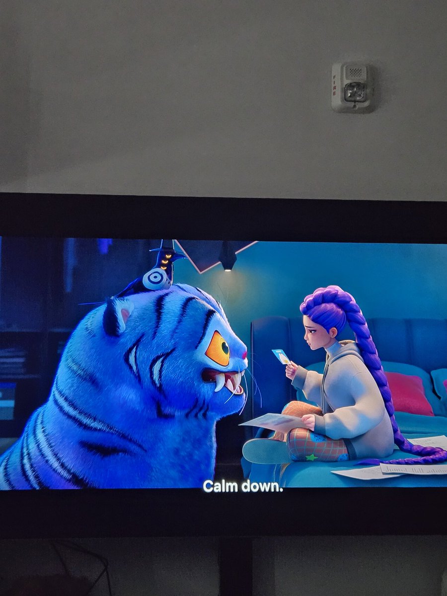 thecabbagecart's tweet image. Watching kpop demon hunters and
I LOVE THIS TIGER SM 💙💙💙