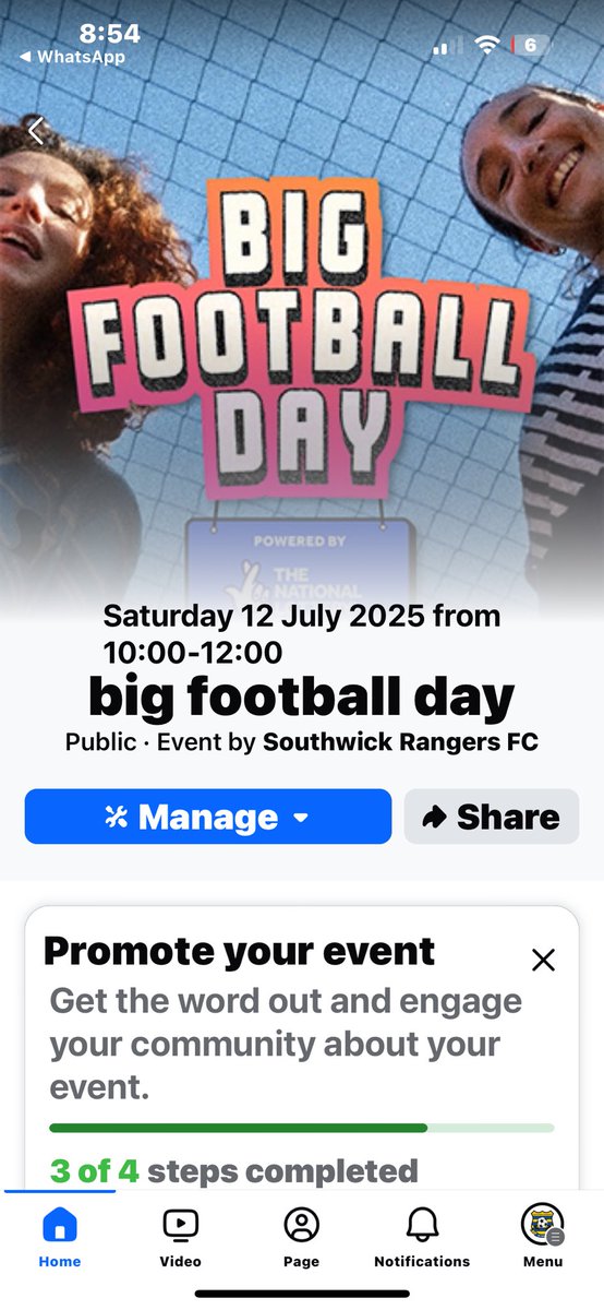 big football day . After the success of the lionesses come along 12/7