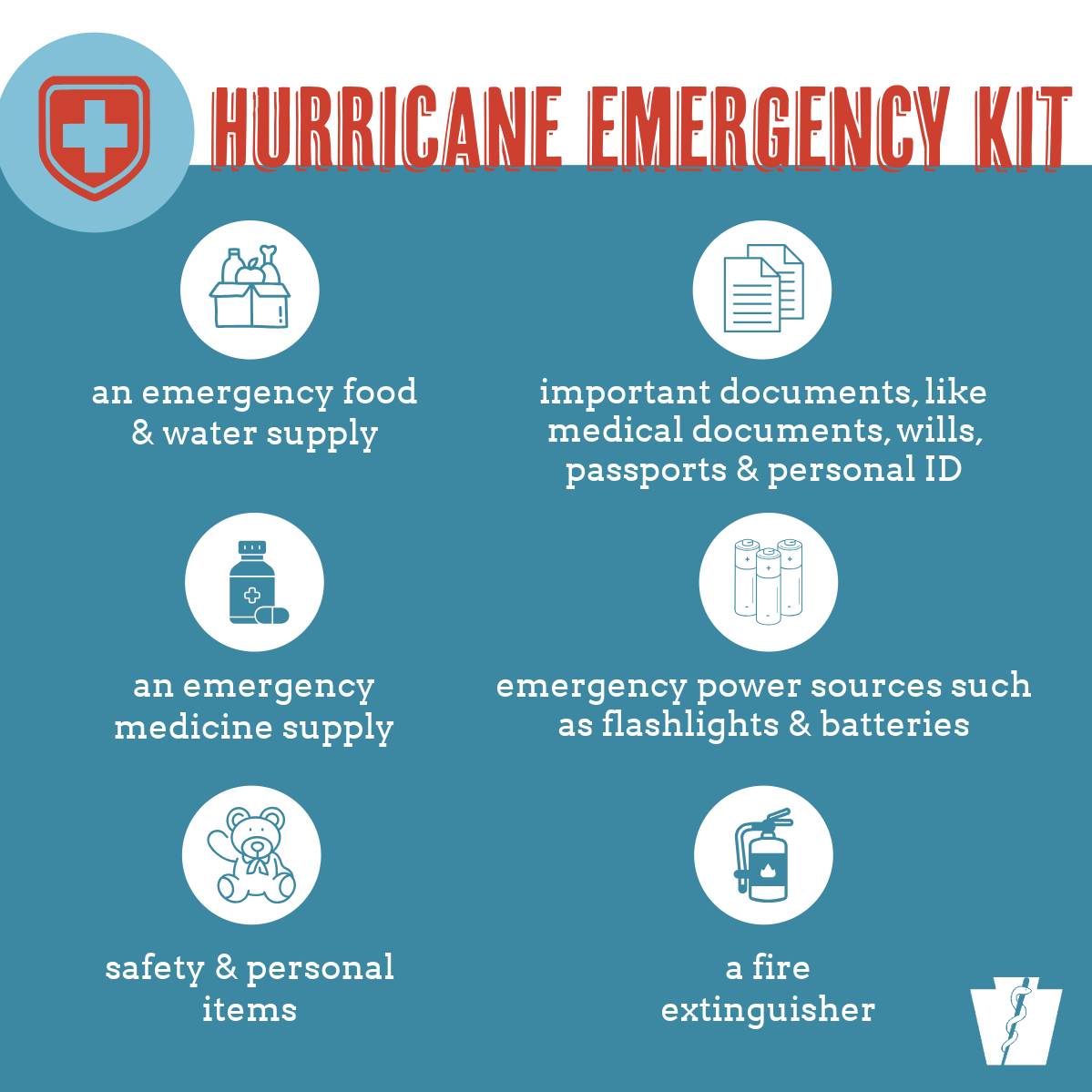 PAHealthDept's tweet image. Although Pennsylvania isn't a coastal state, we've been devastated by hurricanes in the past—they're not just a coastal proble. Everyone should have an emergency plan, including what to do if you'd need to evacuate your home due to an approaching storm or severe flooding.