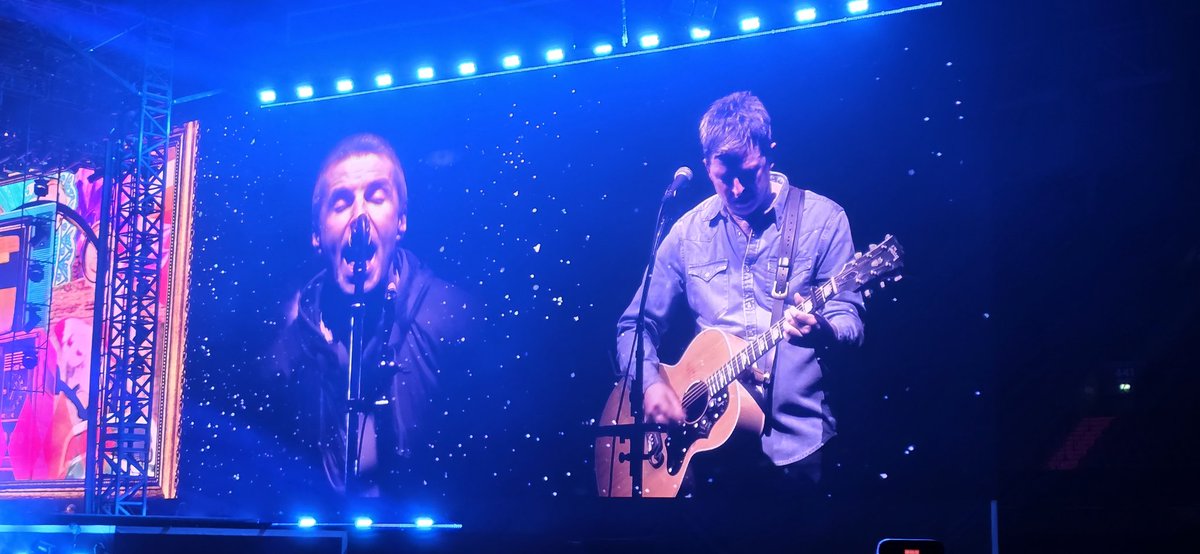 RealDavester's tweet photo. @liamgallagher @NoelGallagher I traveled from Texas to see yall in Cardiff on the 4th for the first show in Cardiff!   You did not disappoint!  Oasis is back and better than ever!  Thank you for getting the Band Back Together!  Thank you for over 30 years of pure joy. https://t.co/5l36Yzs8hE