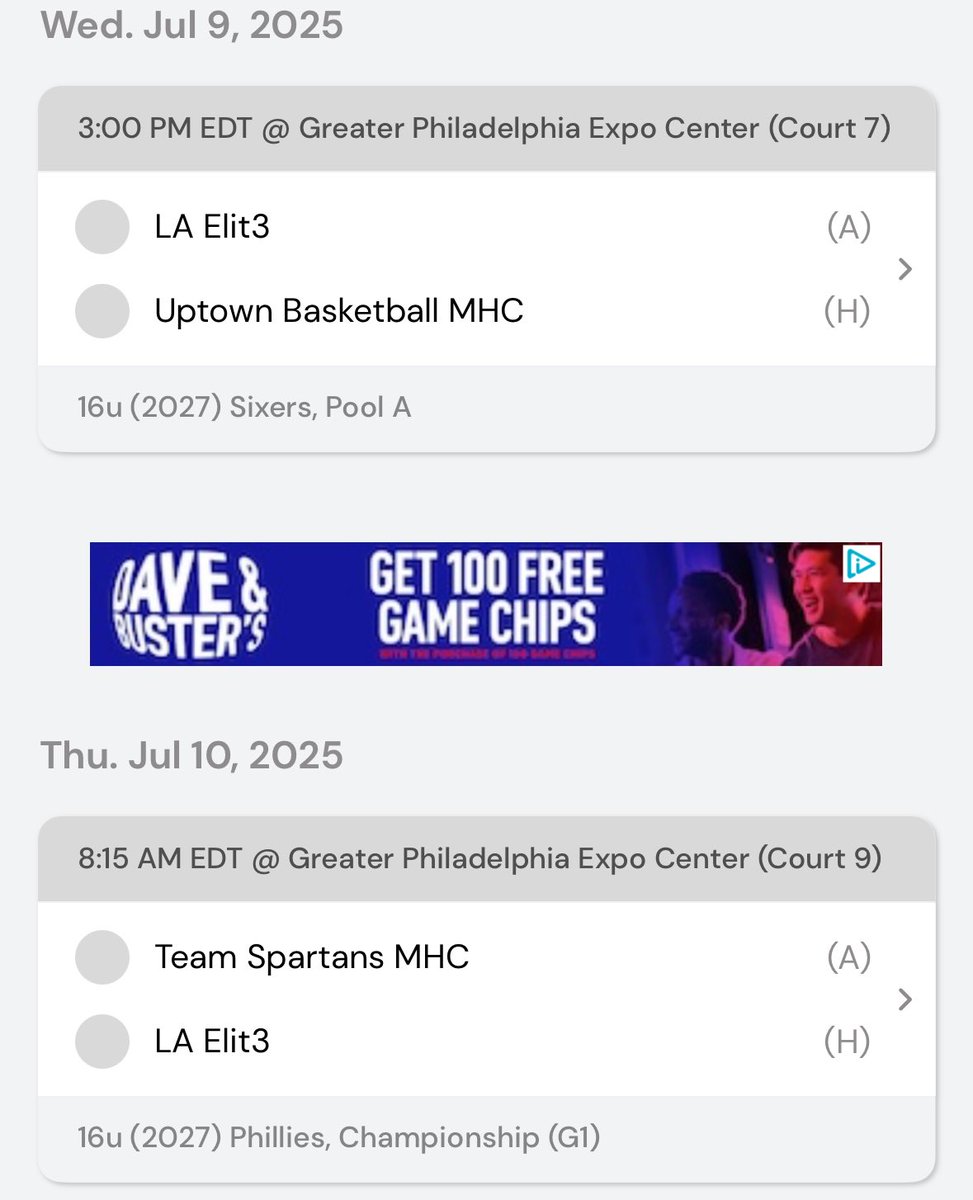 LA ELIT3 (@la_elit3) on Twitter photo 16U Sheetz will be participating this week and weekend <a href="/madehoops/">MADE Hoops</a> Summer Live 1 and 2 at the Philly Expo Center. First up, a matchup today vs Uptown Basketball MHC at 3:00pm on Court 7 #LAE🏀 16U Sheetz will be participating this week and weekend <a href="/madehoops/">MADE Hoops</a> Summer Live 1 and 2 at the Philly Expo Center. First up, a matchup today vs Uptown Basketball MHC at 3:00pm on Court 7 #LAE🏀