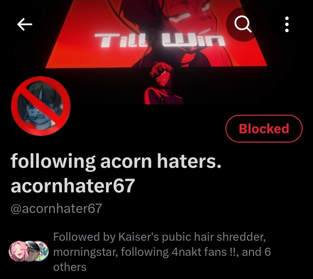 acornfan_alnst's tweet photo. why are so many acorn fans following this acorn hater? https://t.co/L6CfxIPPSL
