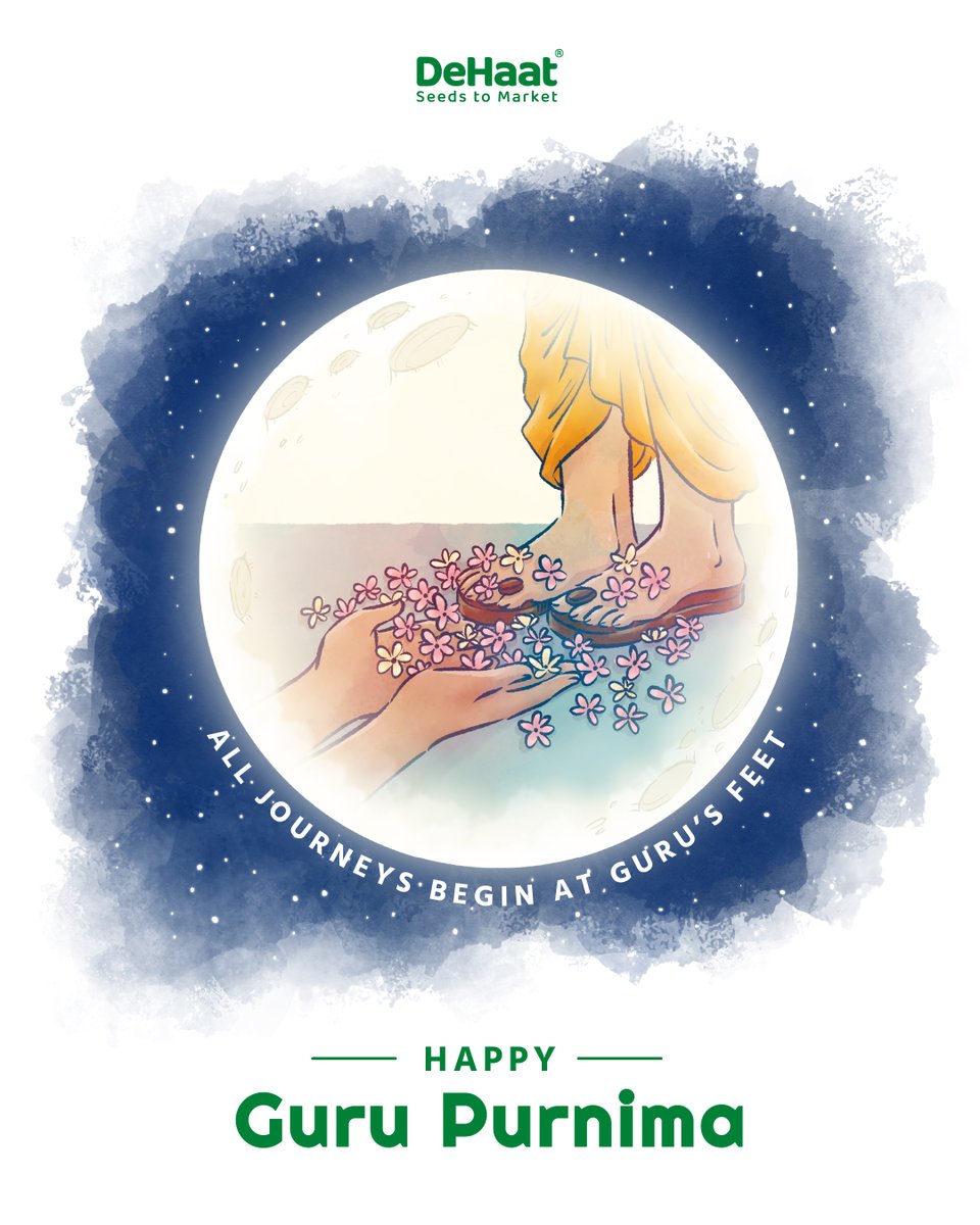 This Guru Purnima, 
We bow to the ones who taught us how to think, not what to think. Thank you.
#GuruPurnima #Mentors #Gratitude #Respect #Dehaat
