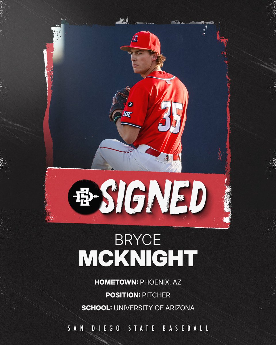 Welcome to the Mesa, @brycemcknight35!

#GoAztecs