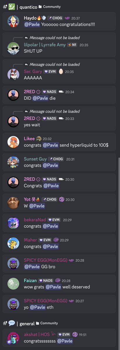 PavleCYM's tweet image. Was always part of the Family, but I guess we can say it officially now. Thank you for the love guys.
Now we smash it even harder.
GMONAD. 💜 @monad_xyz