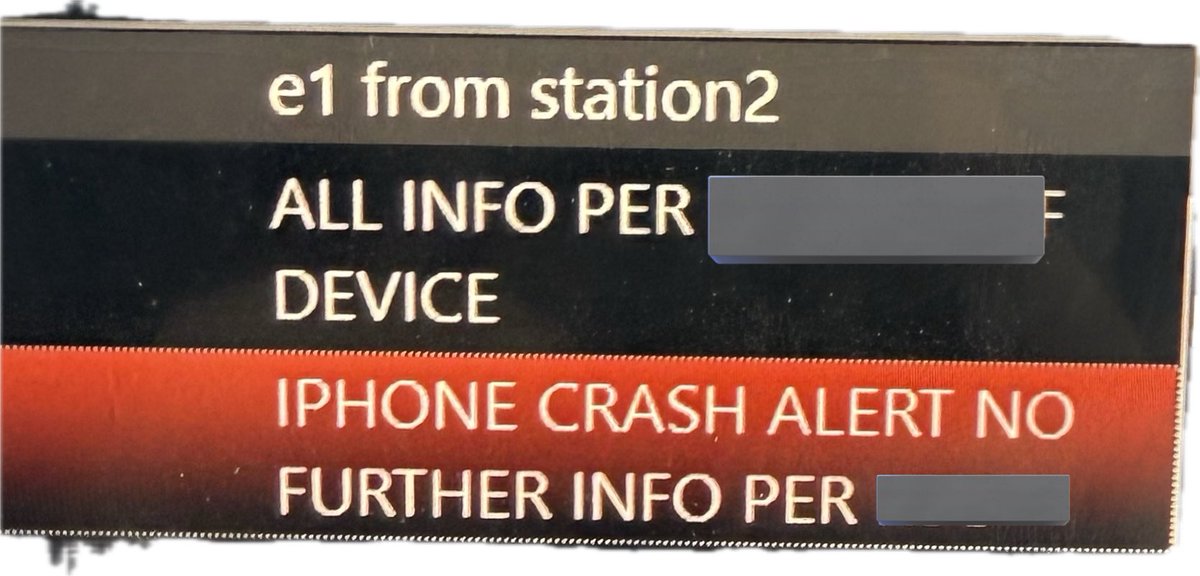 Q for the fire/ems hive mind. 

How are y’all responding to iPhone crash alerts?
(Just a single notification, no second callers etc.)

Single unit? PD only? Full crash major response?