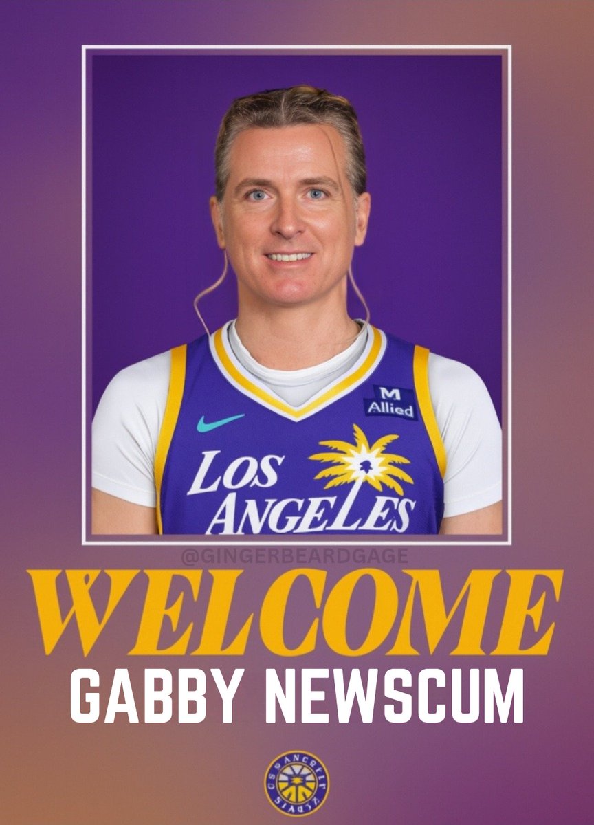 So that's why Gavin Newsom wants men in women sports 🤔 🤣