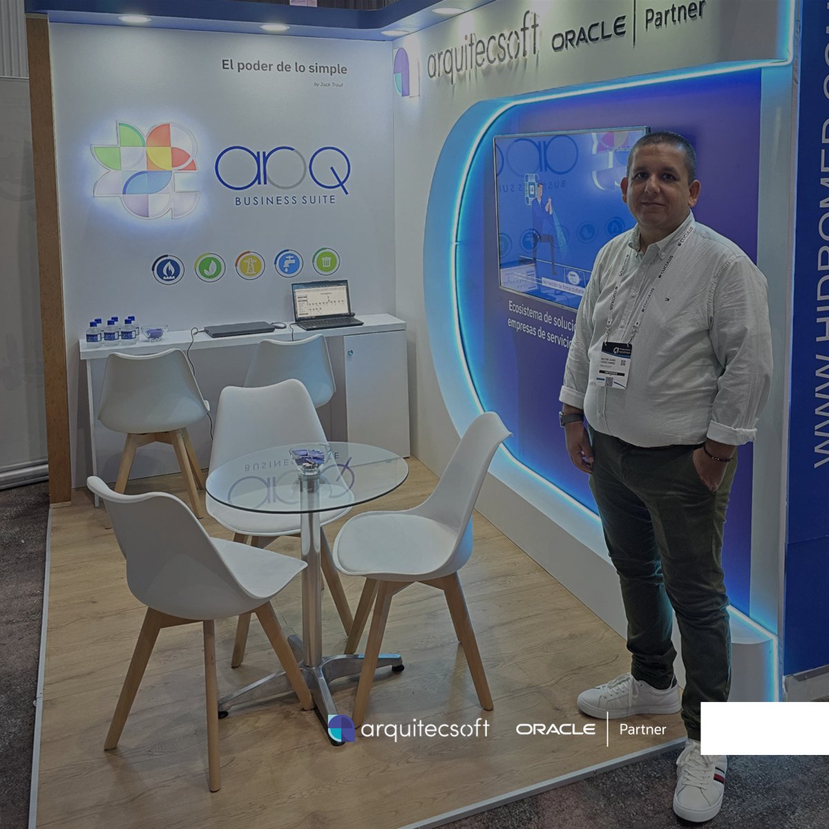 ArquitecSOFT_'s tweet photo. Cerramos con éxito nuestra 4ta participación en el #CongresoAndesco 💬

Compartimos experiencias, avances y cómo nuestro ecosistema #ARQBusinessSuite, impulsado por @Oracle, sigue transformando a las empresas de servicios públicos domiciliarios. https://t.co/AQgtl9tlMW