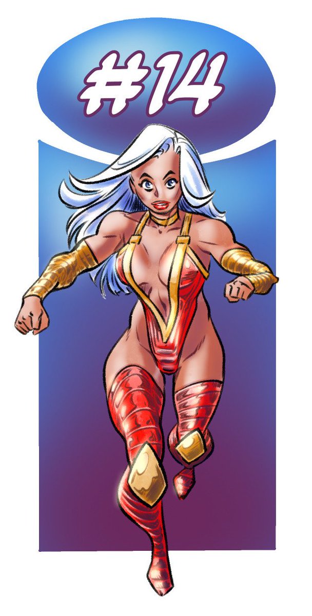 McComicker's tweet image. One more doodle before inking the next page. #glory #extremestudios #robliefeld #imagecomics #cornerbox