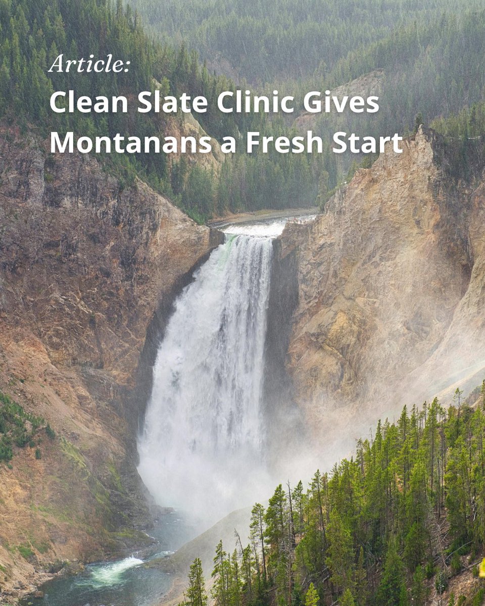 Over 60 Montanans got a fresh start this March through the Clean Slate Clinic. 

Visit montanabar.org/News/The-Monta… for the full article.