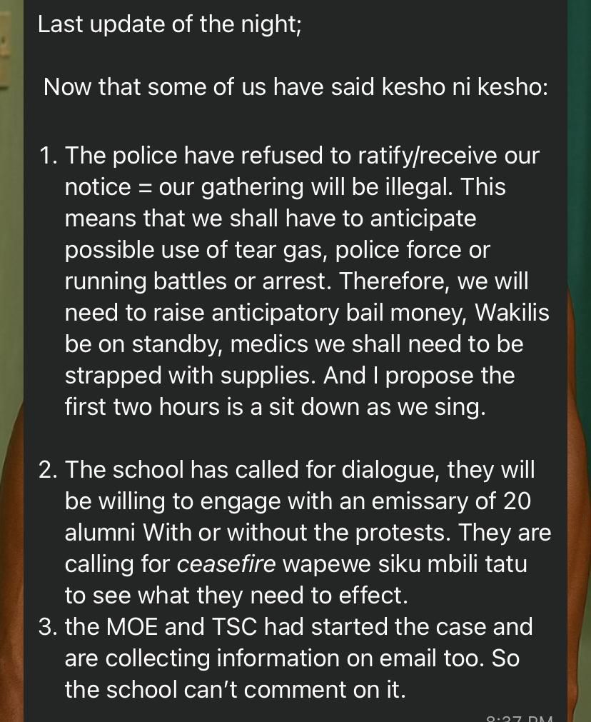 Latest update of the night. 

#AGHS #AyiroMustGo #OccupyAGHS #OccupyAlliance #AyiroOut