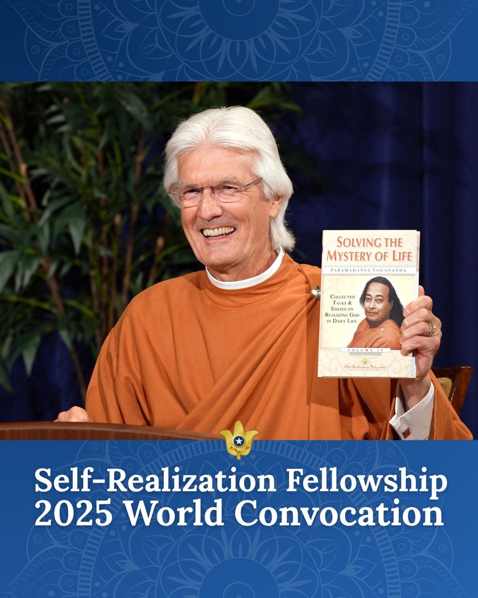 srfyogananda's tweet image. We hope that you were able to experience the inspiration of the 2025 SRF World Convocation and that it was a joyous and transformative week for you. Thank you for participating and helping to make this a very special and uplifting Convocation. We would also like to thank and…