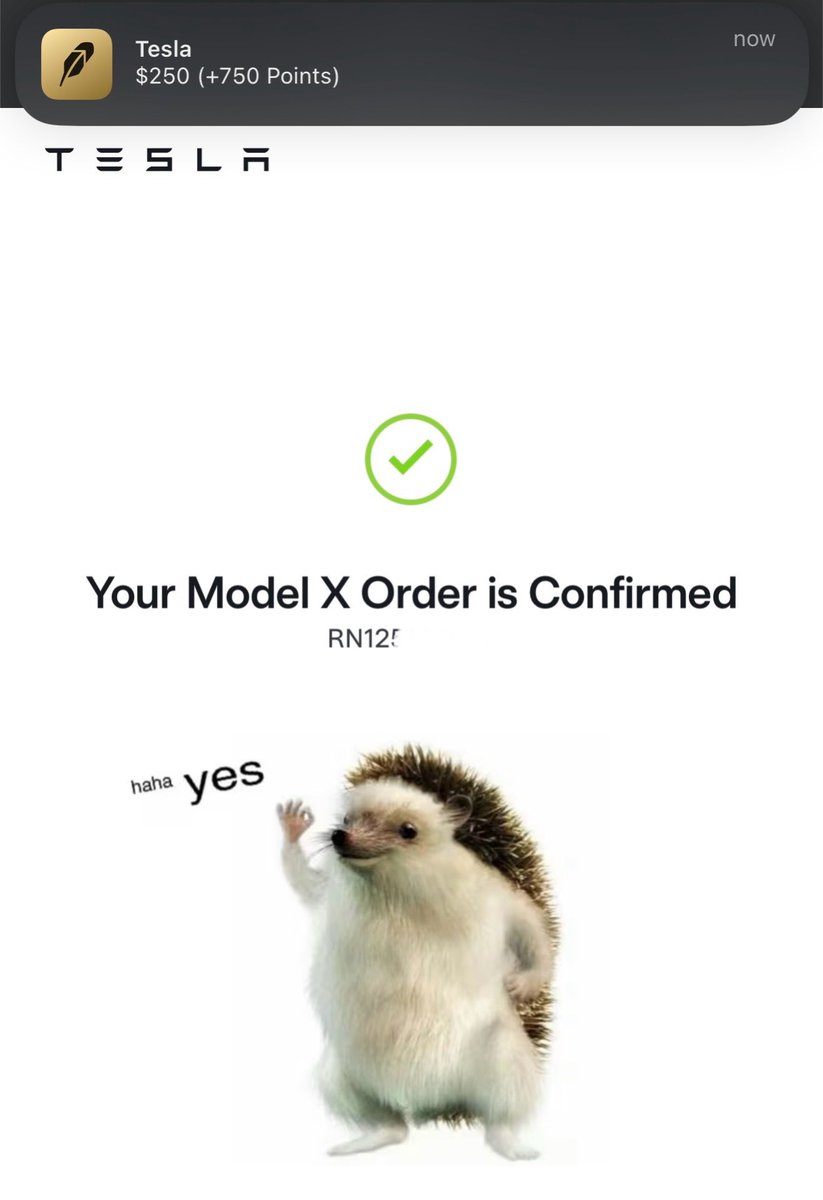 I support @tesla and <a href="/elonmusk/">Elon Musk</a> 

Nothing like buying a Robotaxi