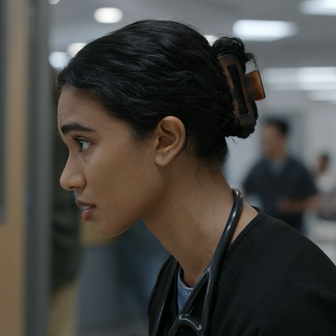 pittpilled's tweet photo. samira mohan (and hairclip) in profile, you mean so much to me https://t.co/i5NQypAPhS