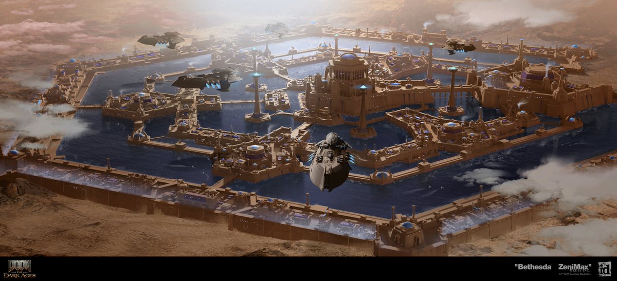 Doom: The Dark Ages - Hebeth environment concept art