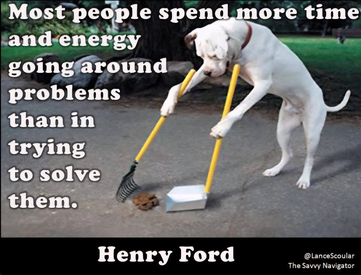 AUSiBiz's tweet image. Most people spend more time and energy going around problems than in trying to solve them. 

                          Henry Ford   

#solve #problems