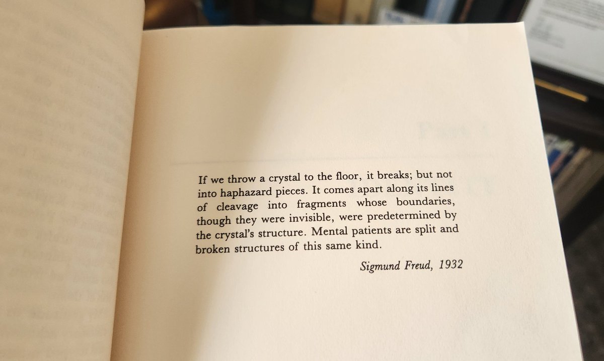 Freud on classification, from the introduction to Salman Akhtar's (1992) book Broken Structures.