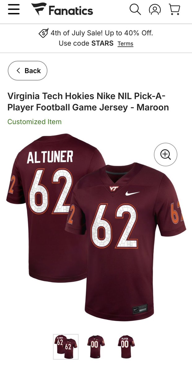 taltune's tweet image. Got my jersey for this fall!! Can’t wait to watch you ball out!😤

@KyleAltuner