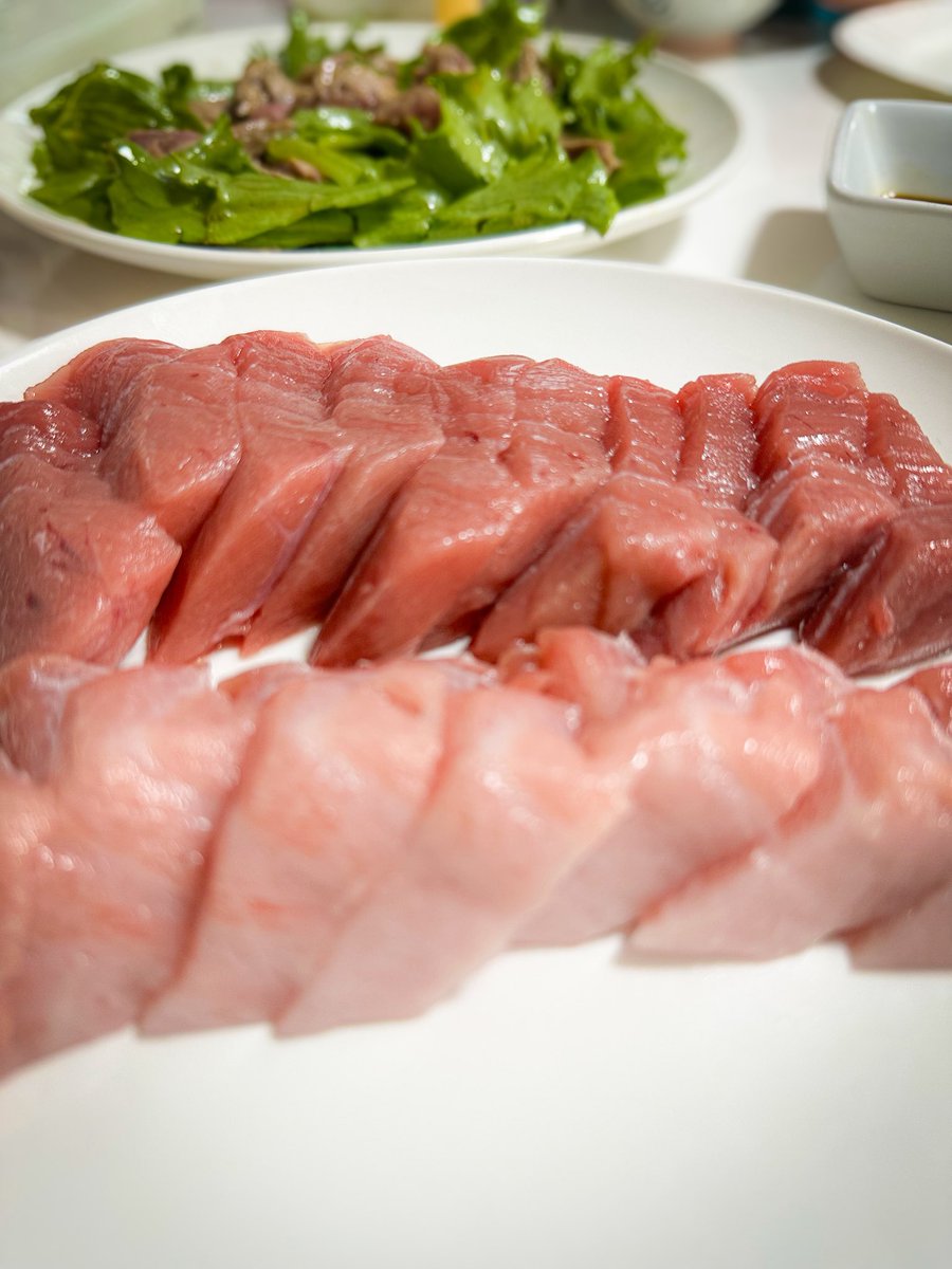 友達が釣ったマグロ貰った🐟そして太り始めてる🐷なんかいいダイエット知ってる人いますか？🦍