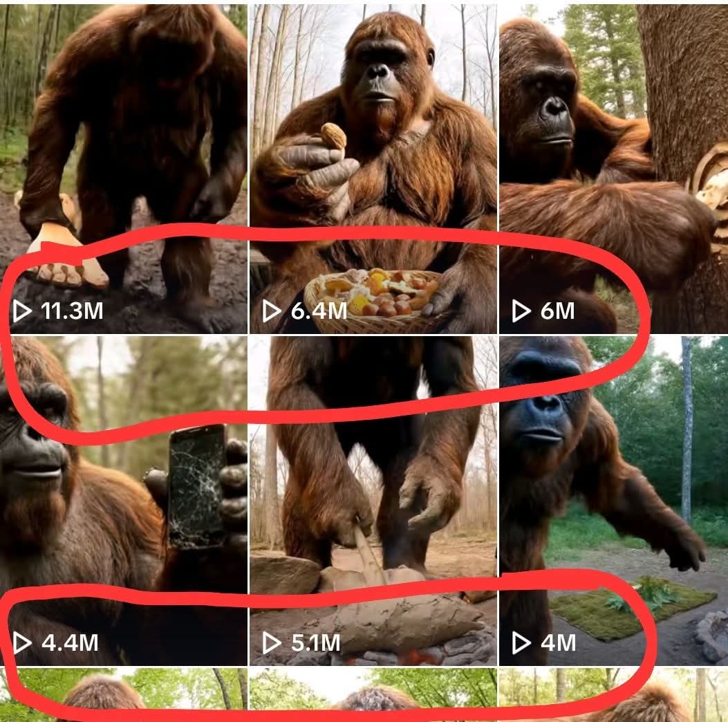 heyfatema's tweet photo. Bigfoot &amp; Yeti AI videos are going viral

No camera, no editing, all AI.

You can do it too — and earn $$ from short videos

I made a full guide + tutorial using Google VEO 3 to help you create the same.

Want the guide?

Like,  Retweet &amp; Comment "VEO"
 Follow (so I can DM) https://t.co/xVeqtru8EA
