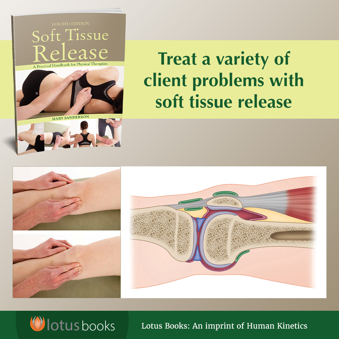 HumanKineticsEU's tweet image. In full color with helpful photos and illustrations, Soft Tissue Release: A Practical Handbook for Physical Therapists, demonstrates all the benefits of including soft tissue release in your practice.

📚 Get your copy today:
➡️ bit.ly/44nQwpK

#Physiotherapy