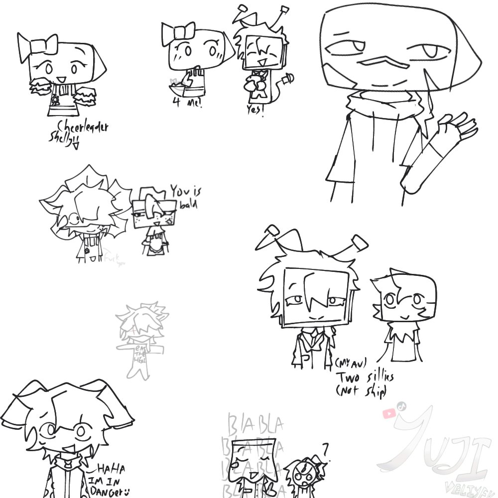 Yuji_Veliyev's tweet photo. Some... Dandy world doodles #dandysworld #dandysworldfanart https://t.co/hAYVYdBYka