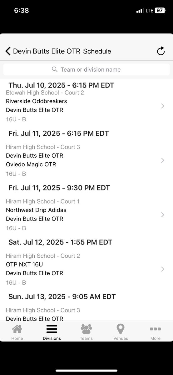 Come check my team and I out this weekend in Atlanta at the On The Radar Hoops Elite 32 Live Period!