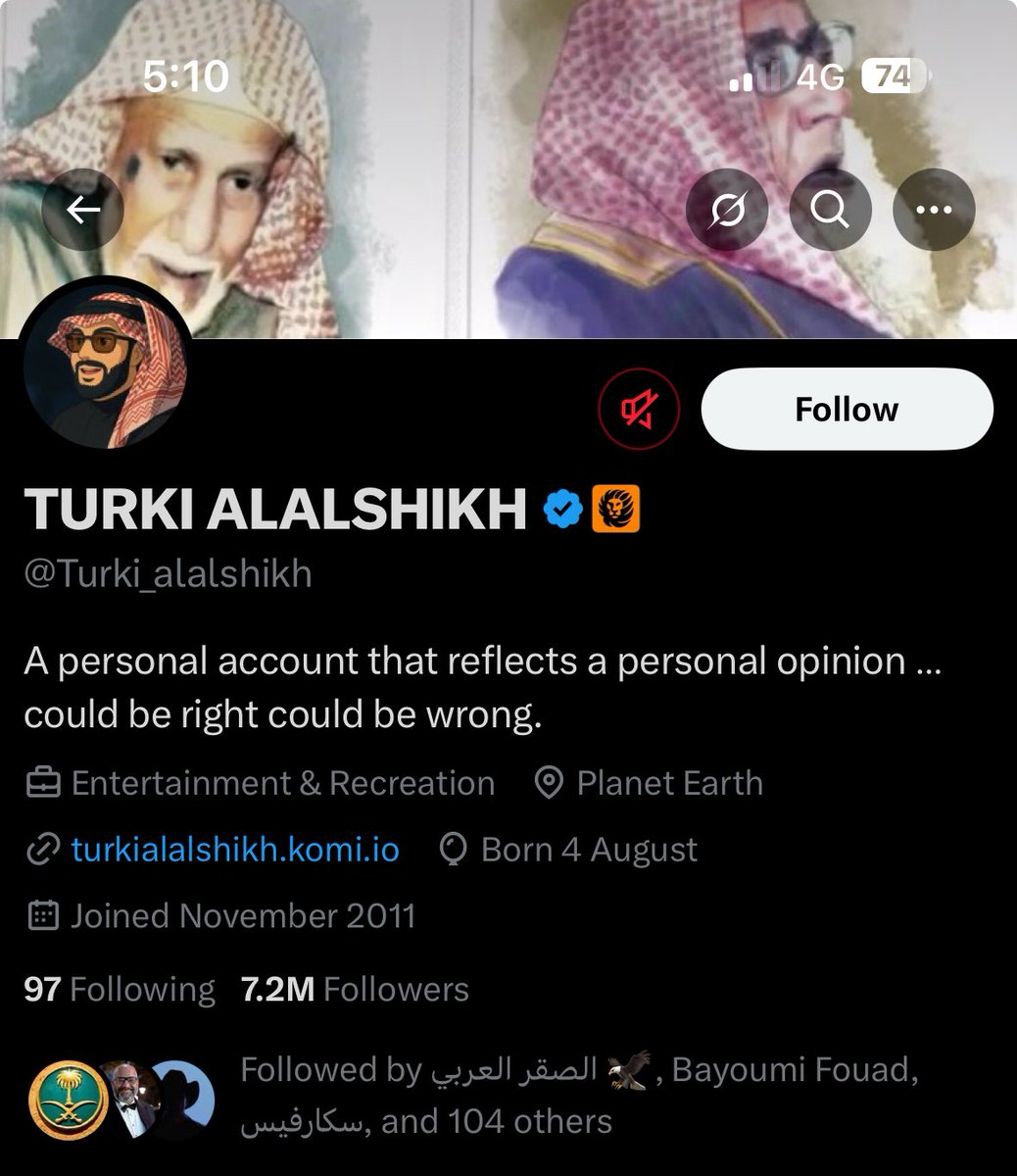 AlomariAmma's tweet photo. @SohilaAmin_ رحم الله من مات في هذه الحادثة والهم اهلم وذويهم الصبر والسلوان ونسأل الله ان يحمي بلدان المسلمين جميعاً. 
من المخجل الكذب لبث الفتنة بين الشعوب والتعليق على حساب مزور يحمل اسم معالي تركي ال الشيخ @Turki_alalshikh . 
 الحساب الاصلي مكتوب بحروف كلها CAPITAL https://t.co/iDRxI4RQrv