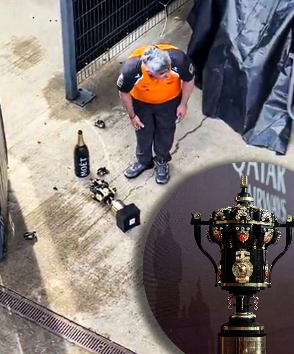 גביע היצרנים של מקלרן מסילברסטון לא זכה להאריך ימים.
כזכור, הוא מלגו.
מה חשבתם שיקרה? 💀