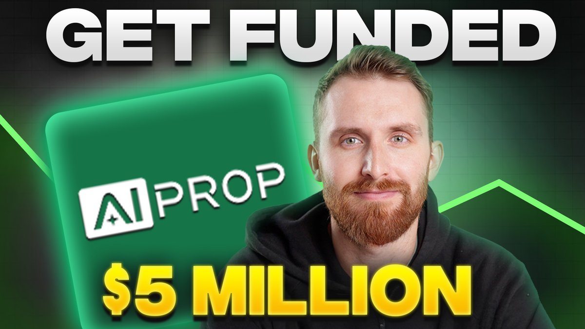 Just tested one of the most advanced prop firms I’ve seen to date 😎 <a href="/AipropCom/">AI Prop</a> 
AI-driven risk management, automated funding evaluations, and up to $5,000,000 in trading capital.

This the future of trading 🚀
Full breakdown in the new video 👇
🎥youtu.be/MxHL9B4HblU?si…