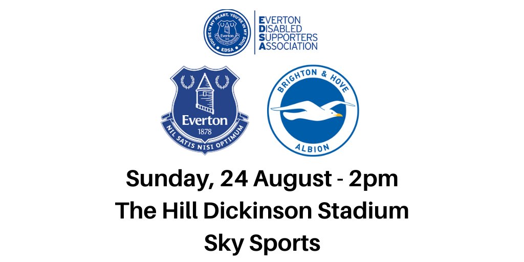 EdsaEfc's tweet image. 🗓️Our first home game of the new season and first league match at the Hill Dickinson Stadium against Brighton has been moved for television coverage.
It will now take place on Sunday, 24 August, with a 2pm kick-off