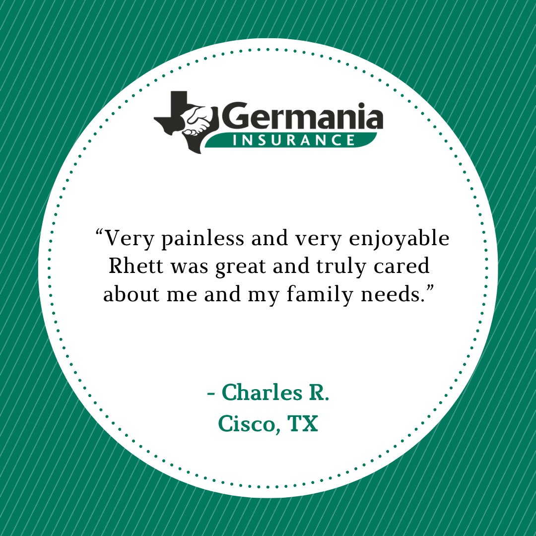 We appreciate hearing about your good claims experience, Charles! 🤝 

#TrustGermania