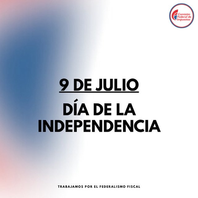 📌 Día de la Independencia 
🗓️ 9 de julio 

🇦🇷