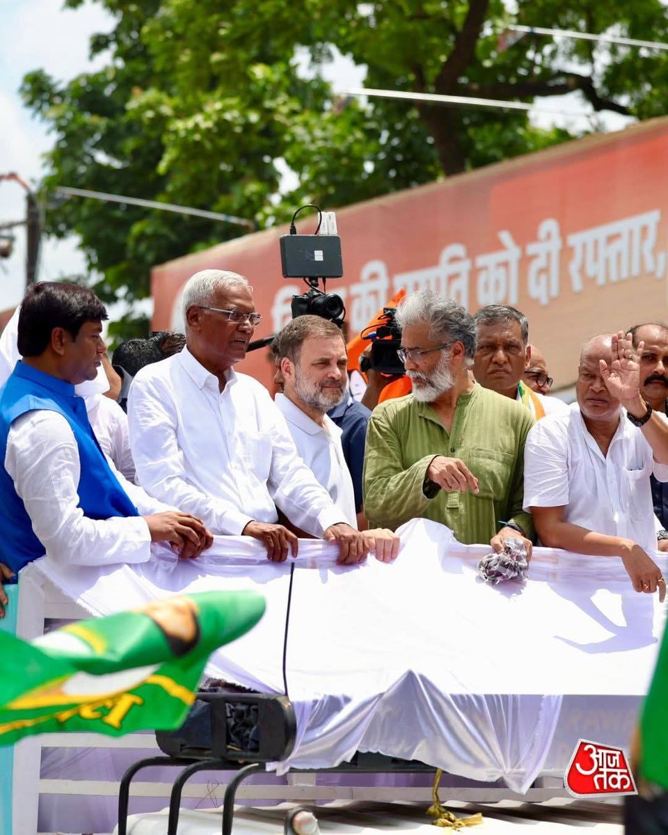 Sanjana Mehta (@sanjanaaisa432) on Twitter photo Today in Patna during the statewide #ChakkaJam against #Votebandi with <a href="/RahulGandhi/">Rahul Gandhi</a>, <a href="/yadavtejashwi/">Tejashwi Yadav</a>, Comrades MA Baby, D Raja, Mukesh Sahani and other leaders. Say no to "hire and fire" policy - neither for workers nor for voters. Defend Labour Rights and universal franchise. Today in Patna during the statewide #ChakkaJam against #Votebandi with <a href="/RahulGandhi/">Rahul Gandhi</a>, <a href="/yadavtejashwi/">Tejashwi Yadav</a>, Comrades MA Baby, D Raja, Mukesh Sahani and other leaders. Say no to "hire and fire" policy - neither for workers nor for voters. Defend Labour Rights and universal franchise.